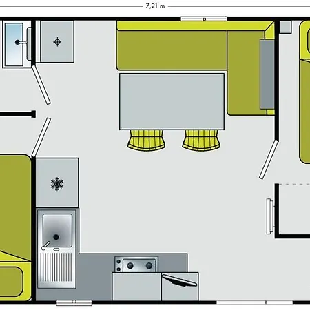 Mobil-home 4 Pers Dans 4 Etoiles *